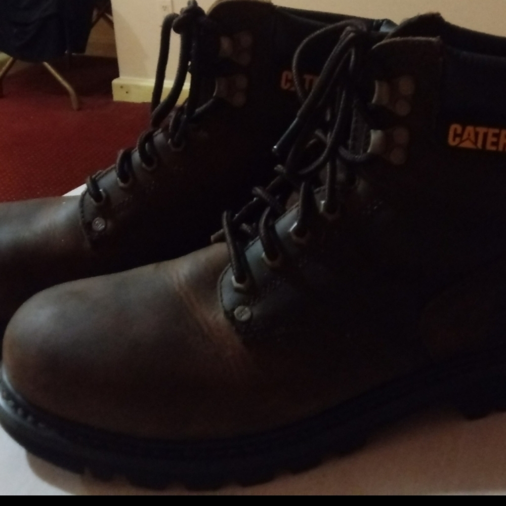New Steel Toe Caterpillar Boots